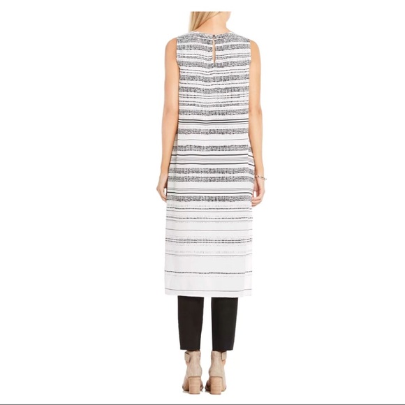 NWT Vince Camuto Sleeveless Stripe Tunic Dress - Picture 3 of 7